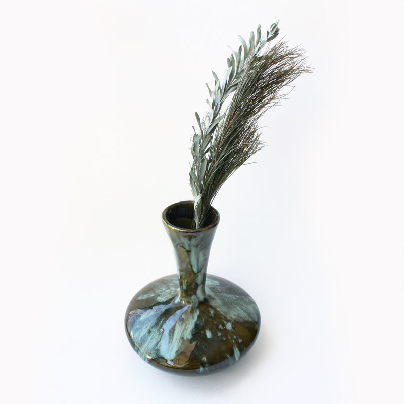 Vintage Fir Ceramic Vase