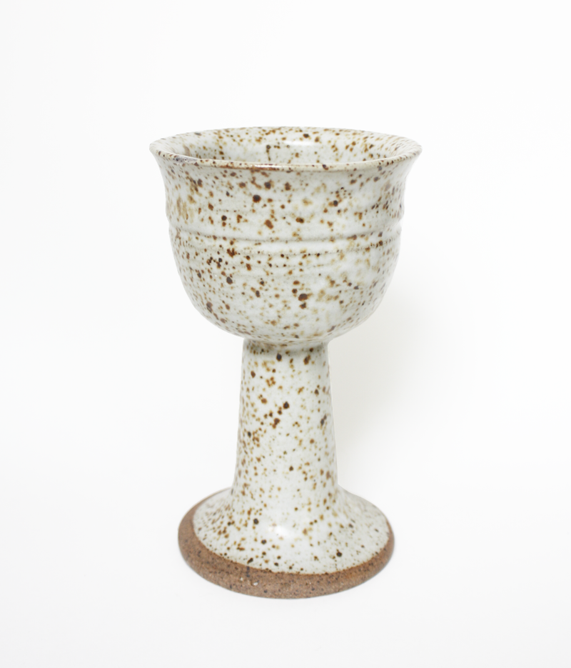 Speckled Ceramic Goblet