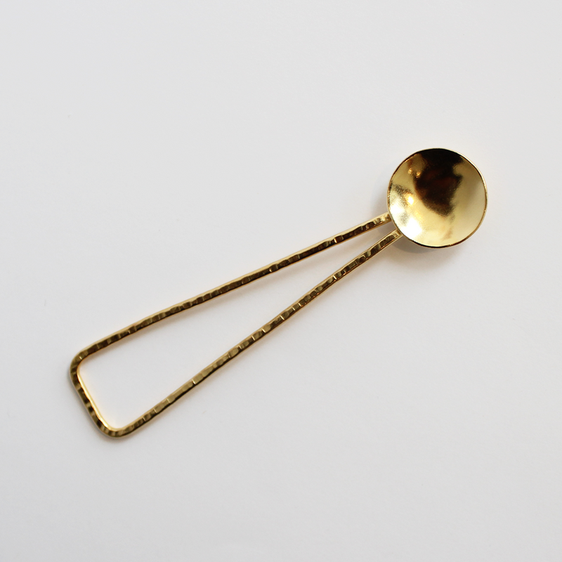 Deluxe Brass Salt Spoon