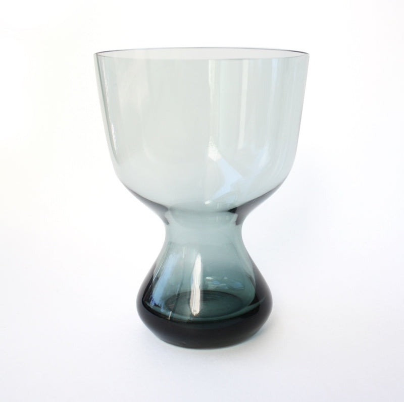Vintage Grey Glass Vase