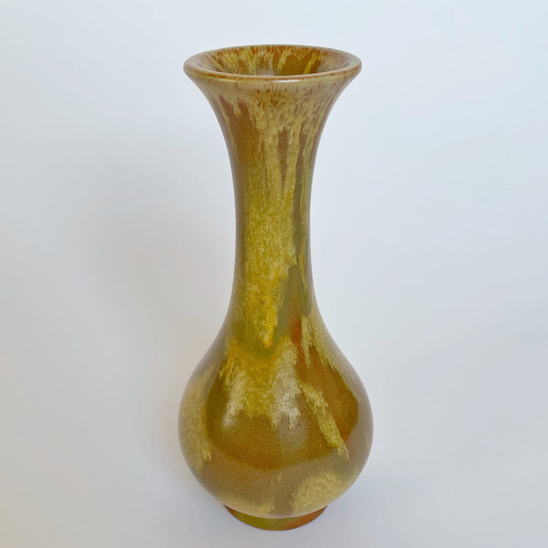 Vintage Mustard Ceramic Vase