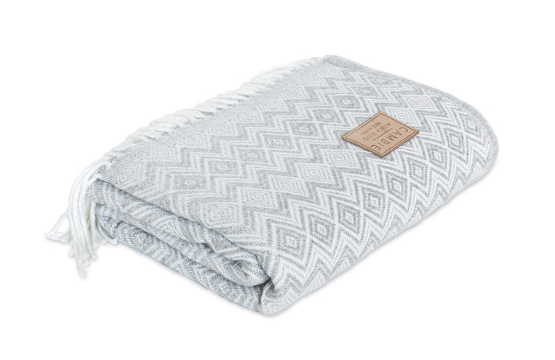 Sample Blanket No. 1 - Silver & White Missing CAMBIE Label