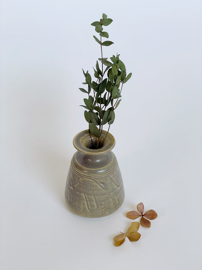 Vintage Lilac Ceramic Vase
